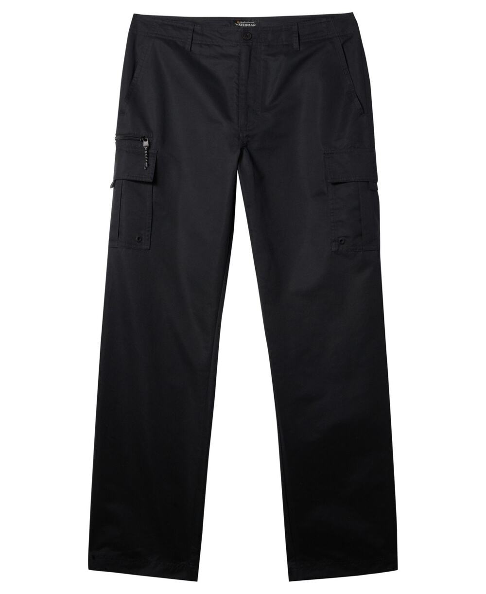 Waterman Quiksilver Maldives Cargo Fixed-Waist Straight Fit Pants Black 34